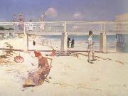 Charles conder A Holiday at Mentone Germany oil painting artist
